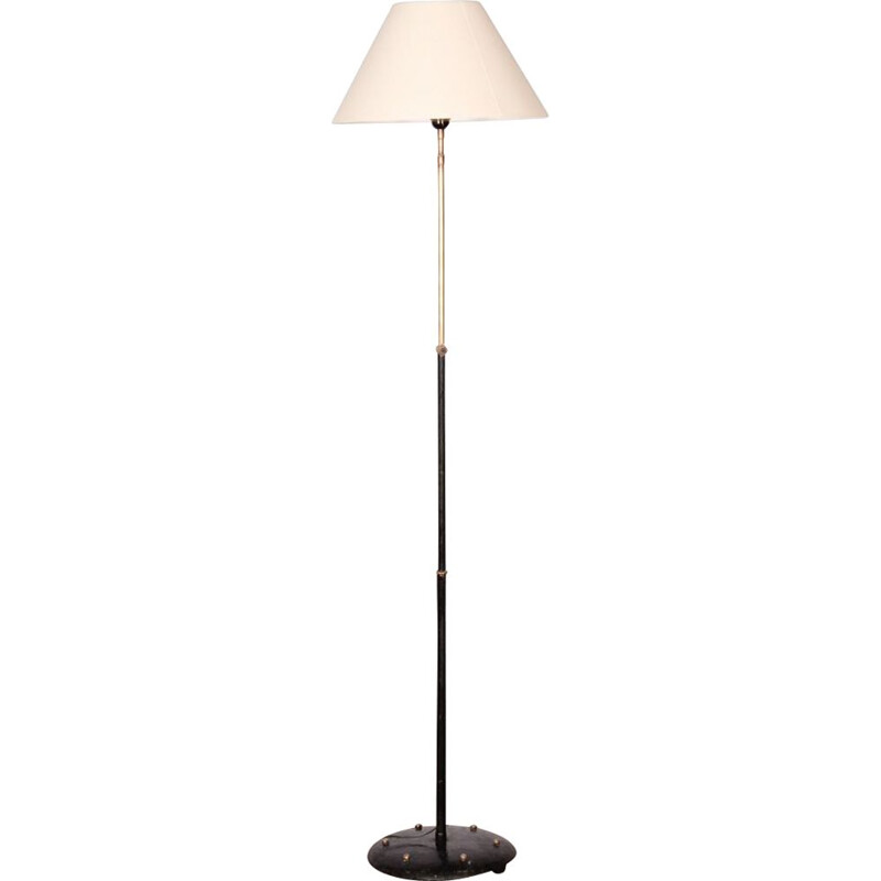 Lampadaire vintage en métal, Brésil 1960