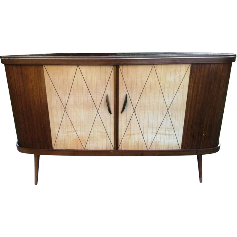 Buffet d'angle vintage 1960