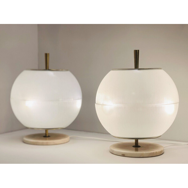 Pair of vintage lamps 'Galassia', Italy 1964