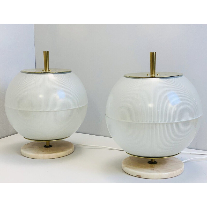 Pair of vintage lamps 'Galassia', Italy 1964