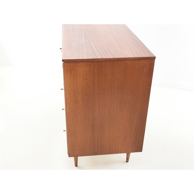 Vintage teak chest of drawers, England 1960