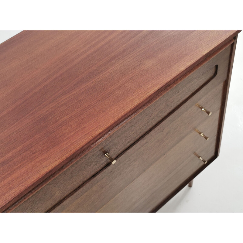 Vintage teak chest of drawers, England 1960