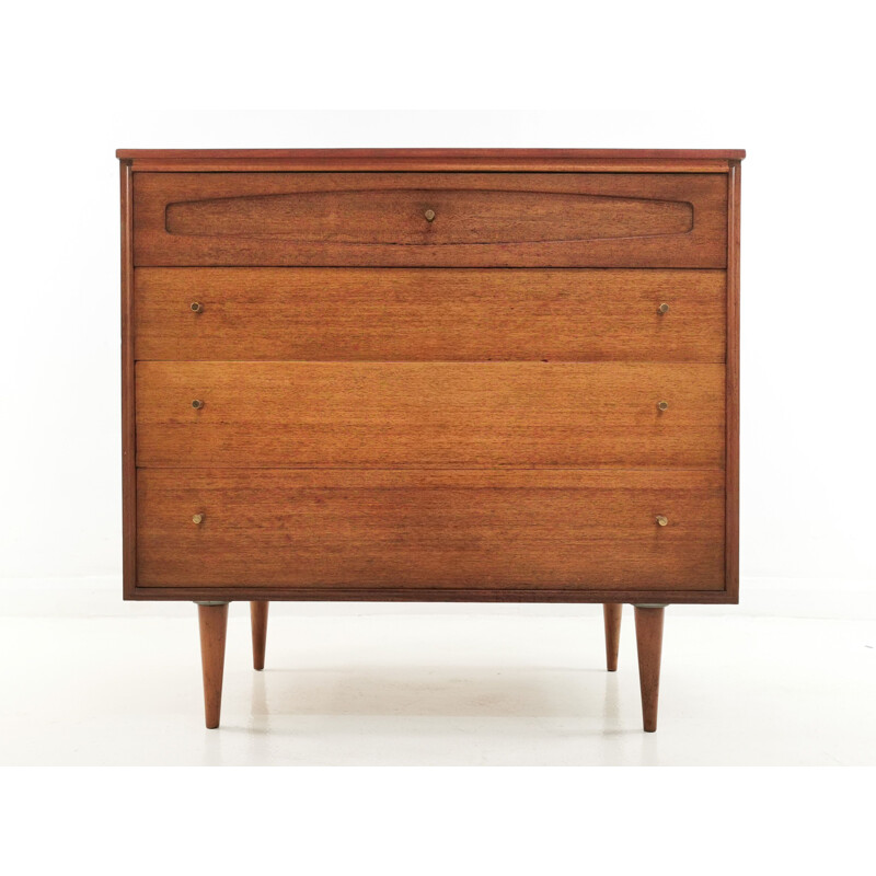 Vintage teak chest of drawers, England 1960