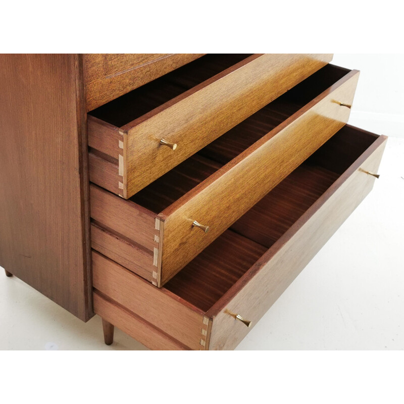 Vintage teak chest of drawers, England 1960