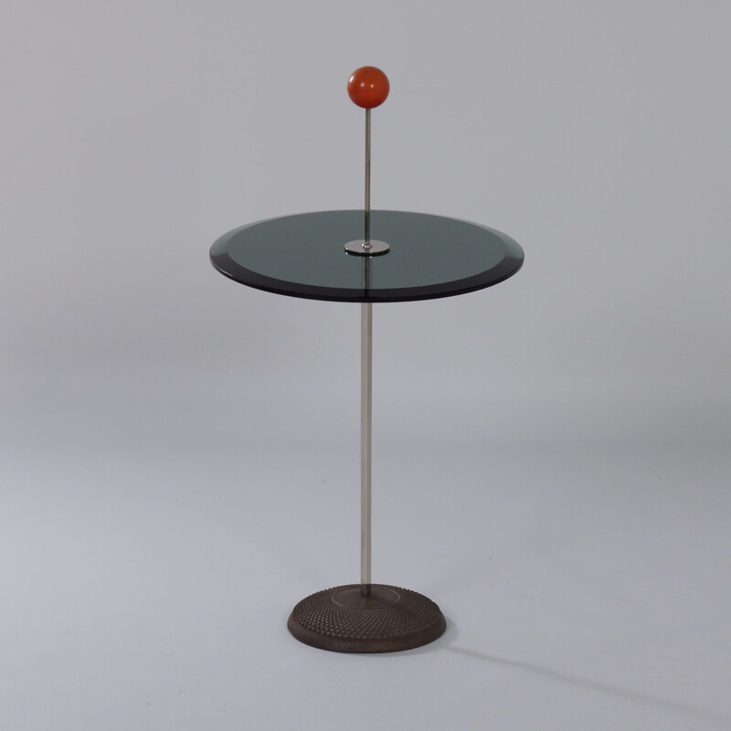 Vintage Orio Side table by Pierluigi Cerri for Fontana Arte, 1980s