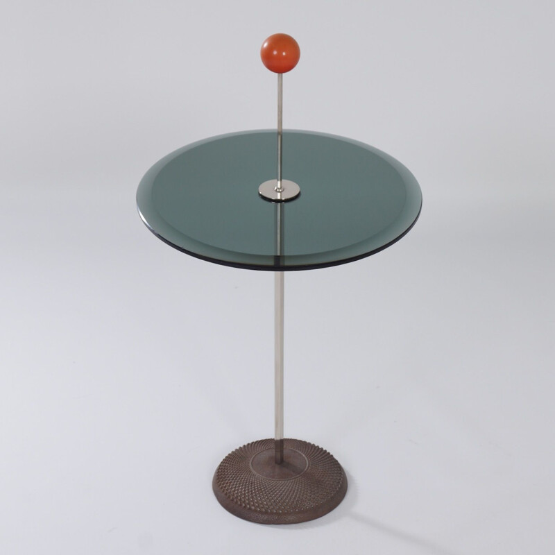 Vintage Orio Side table by Pierluigi Cerri for Fontana Arte, 1980s