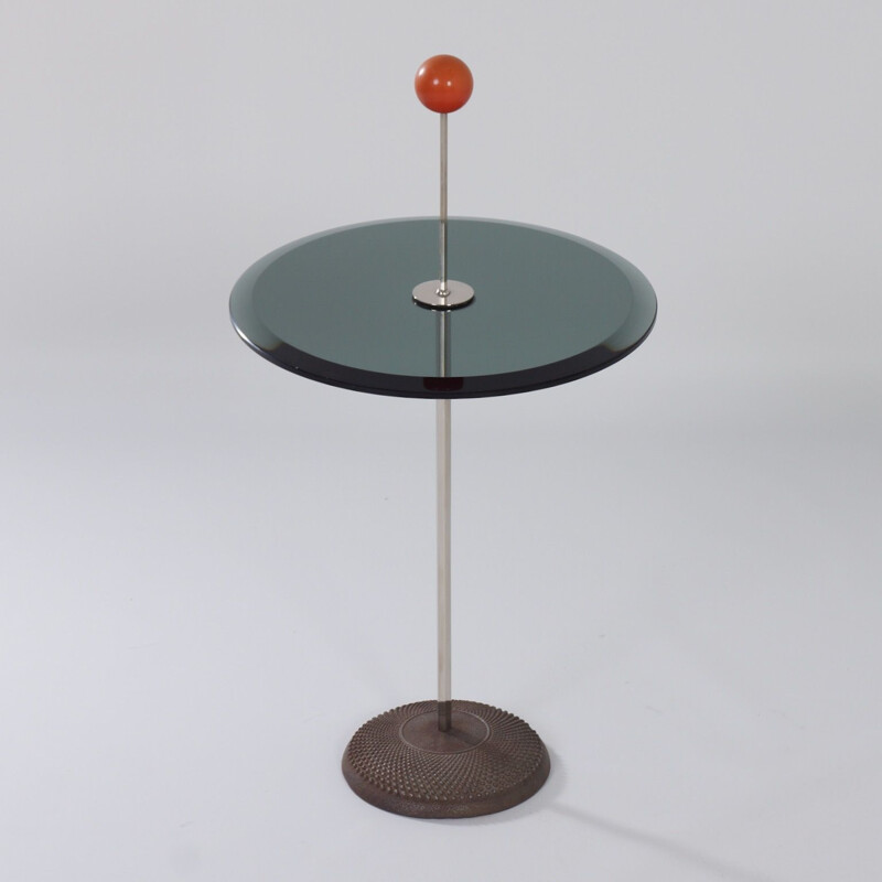 Vintage Orio Side table by Pierluigi Cerri for Fontana Arte, 1980s