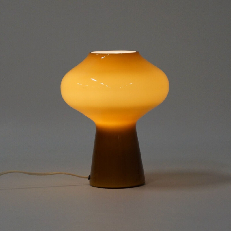 Vintage Fungo Lamp by Massimo Vignelli for Venini Murano Italy 1956