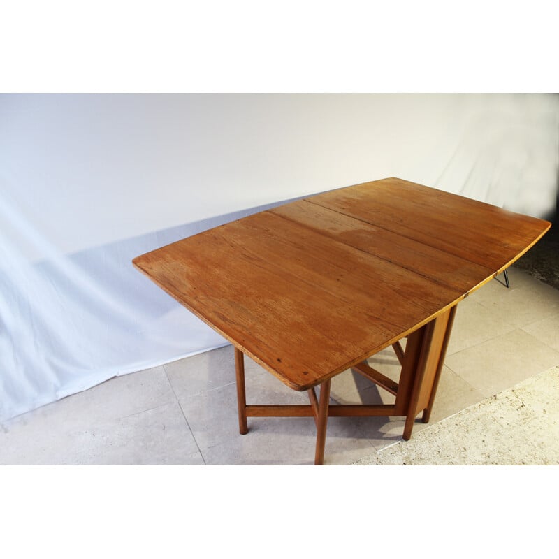 Mid Century McIntosh Gate Legged Dining Table