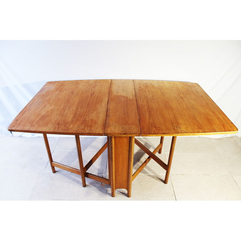 Mid Century McIntosh Gate Legged Dining Table