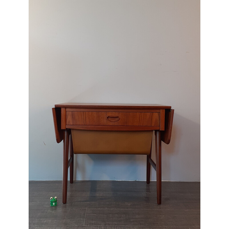 Vintage Teak dressmaker or Bedside Table, Norway 1960s