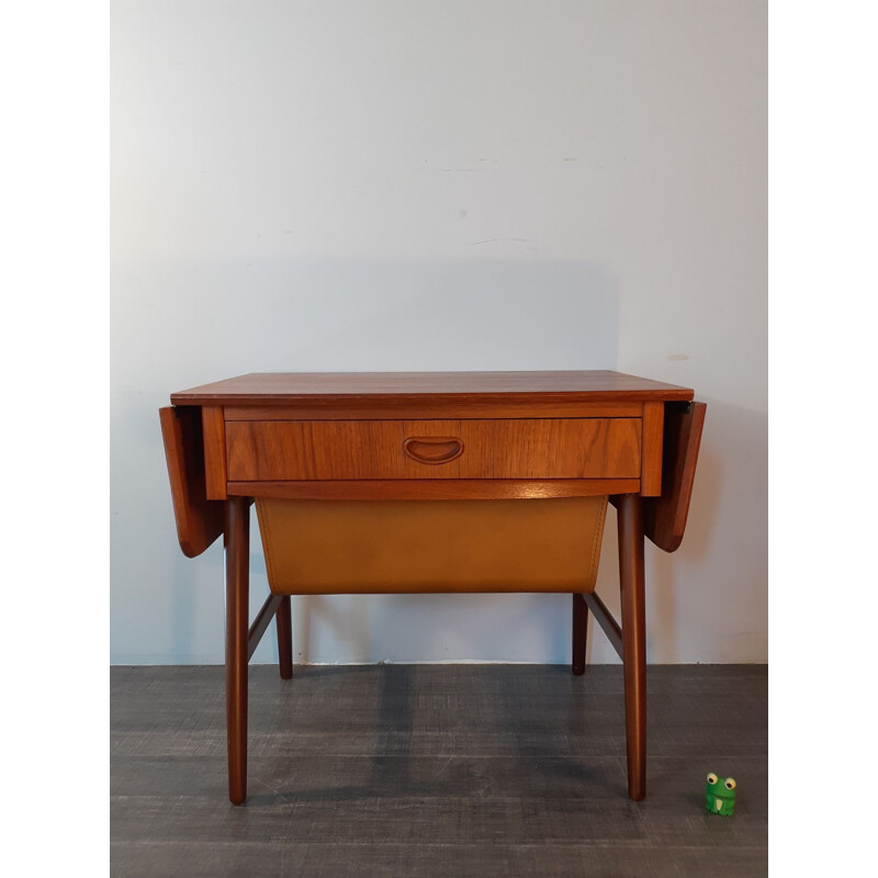 Vintage Teak dressmaker or Bedside Table, Norway 1960s