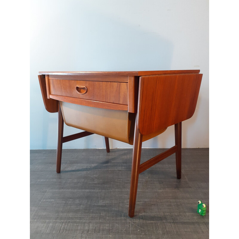 Vintage Teak dressmaker or Bedside Table, Norway 1960s