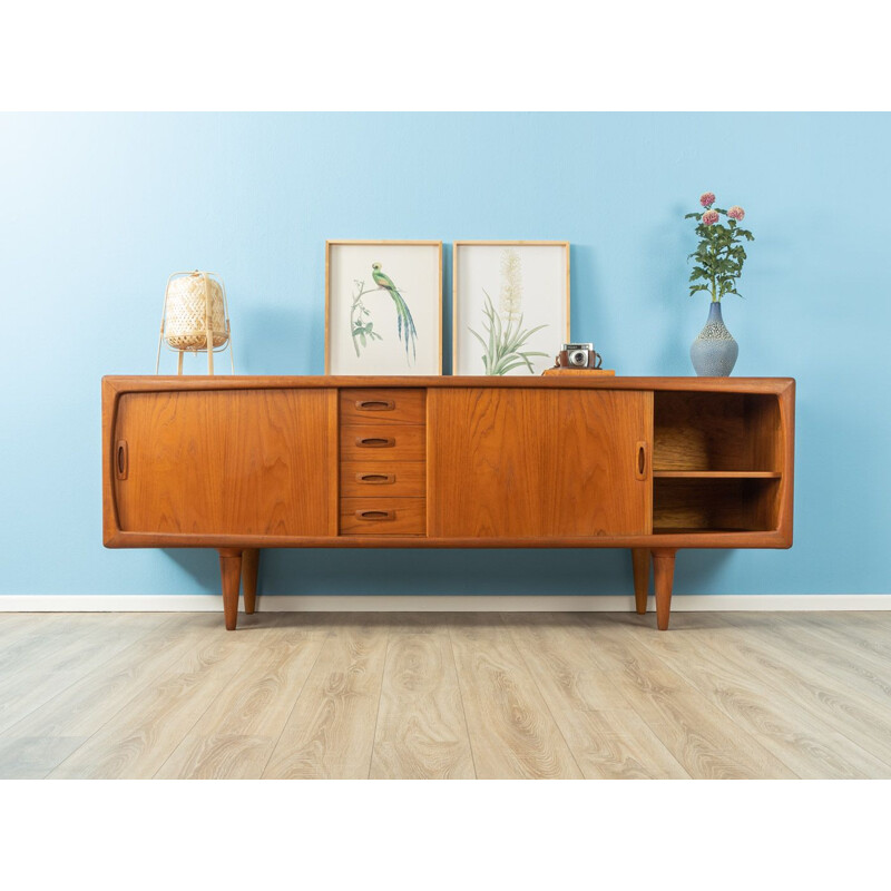 Vintage Sideboard teak veneer Hansen 1960s