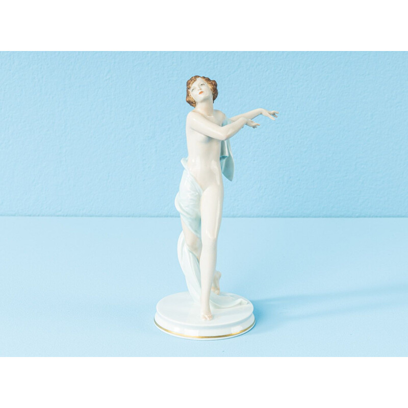 Vintage Porcelain Figure Gustav Oppel Germany 1930s