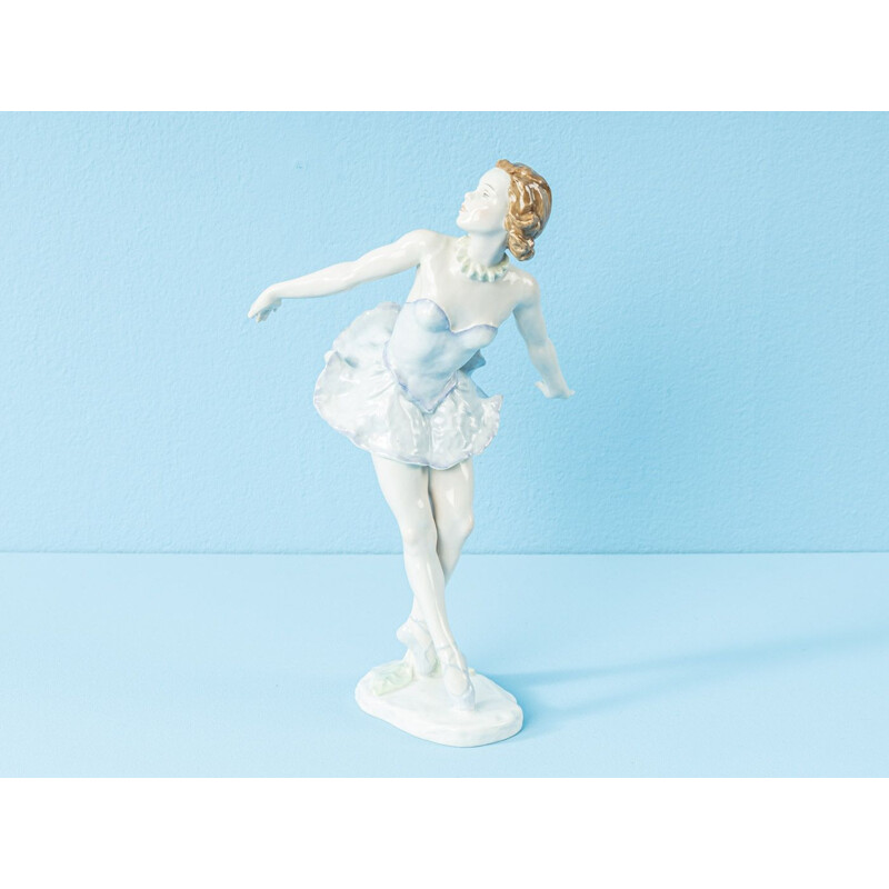 Vintage figure in porcelain Dancer Marianne Simon Rosenthal Germany 1941