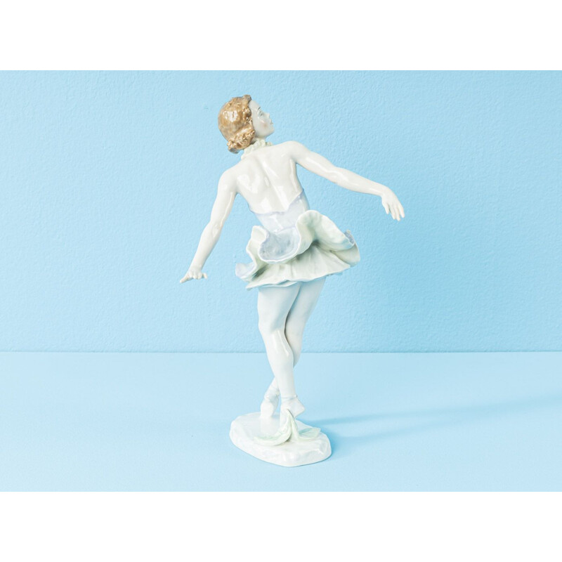 Statuetta d'epoca in porcellana Ballerina Marianne Simon Rosenthal Germania 1941