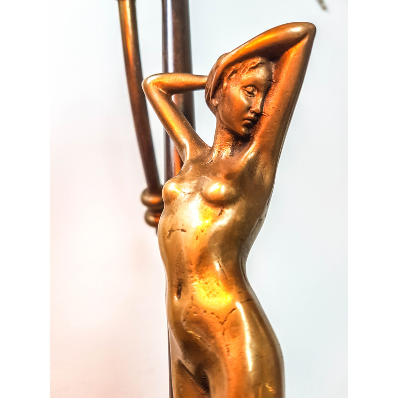 Vintage Art deco lamp signed Guido Mariani 1925 