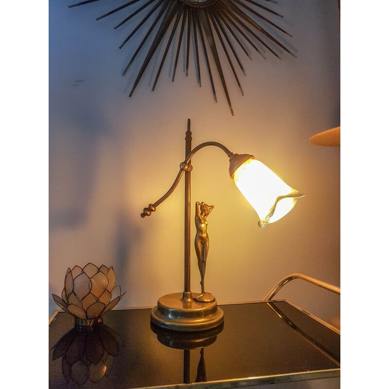 Lampe vintage Art deco signé Guido Mariani 1925 