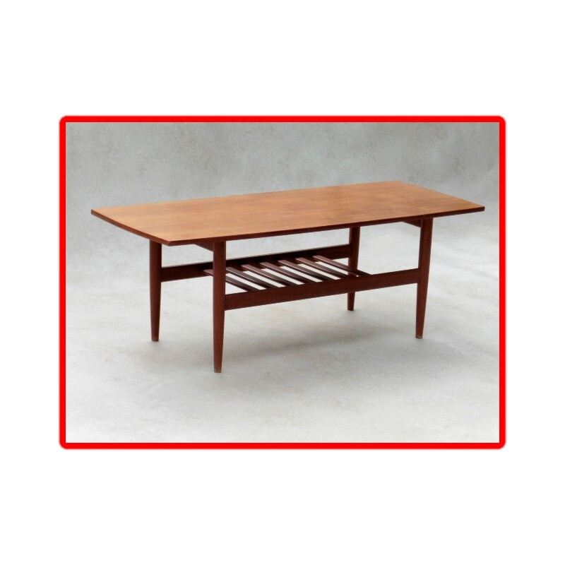 Table basse danoise Glostrup en teck, Grete JALK - 1960