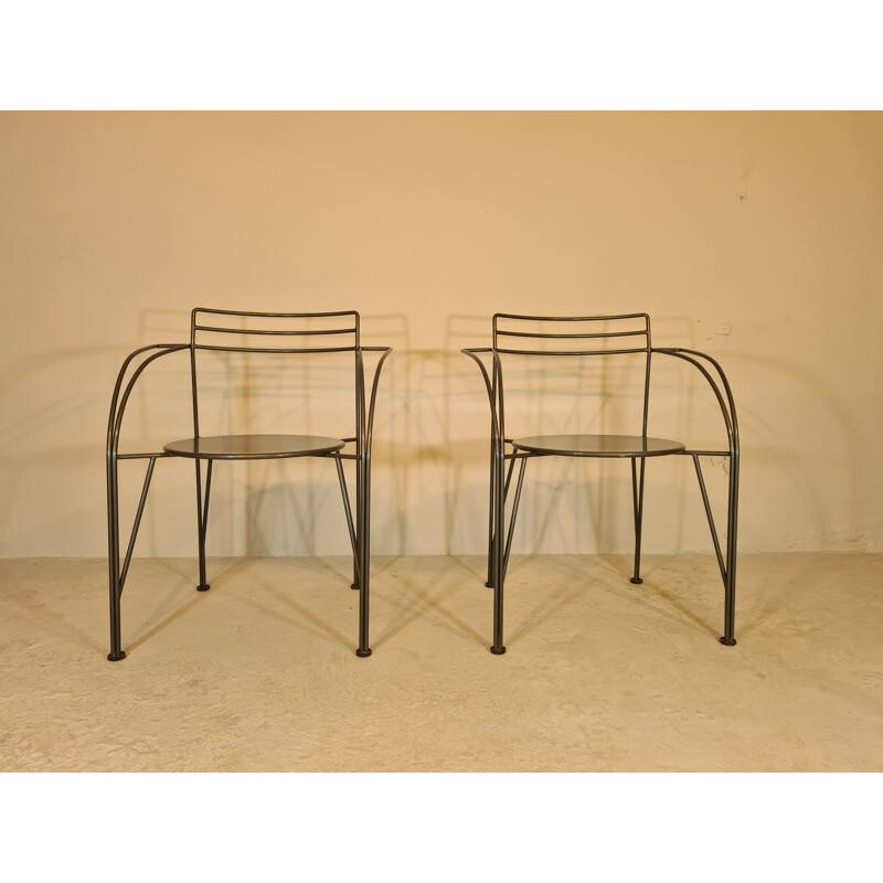 Pair of vintage chair by Pascal Mourgue 1985