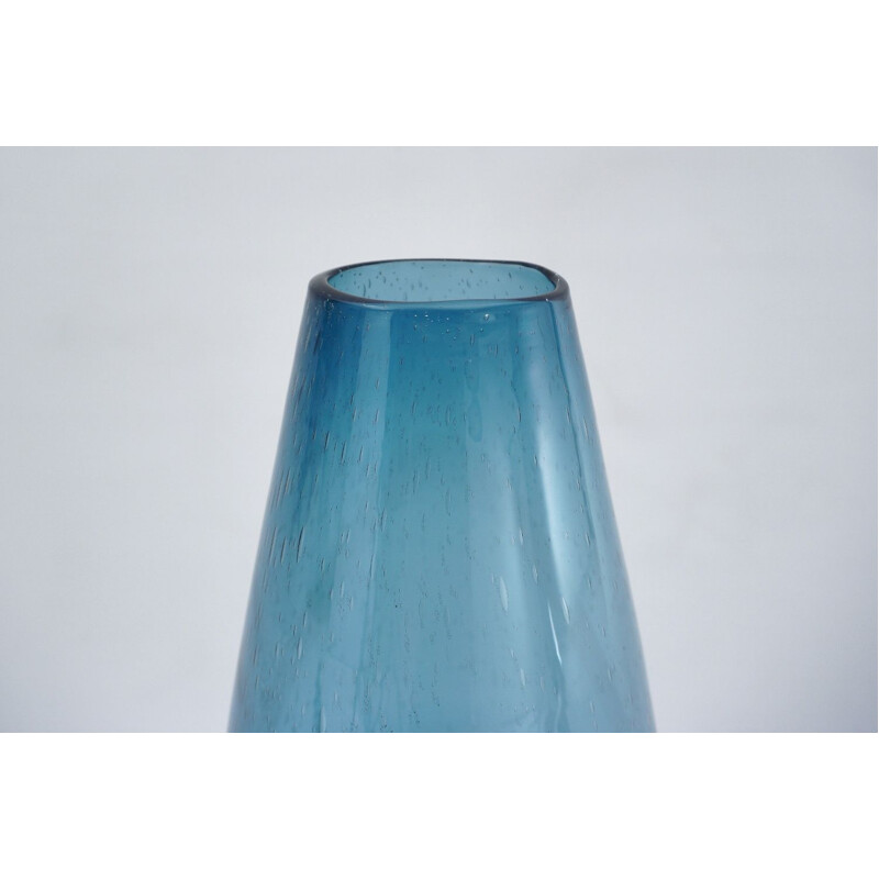 Vintage Dara International glass vase Italian 1980