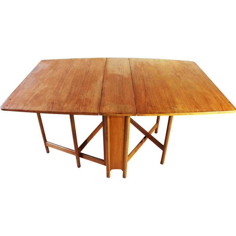 Mid Century McIntosh Gate Legged Dining Table