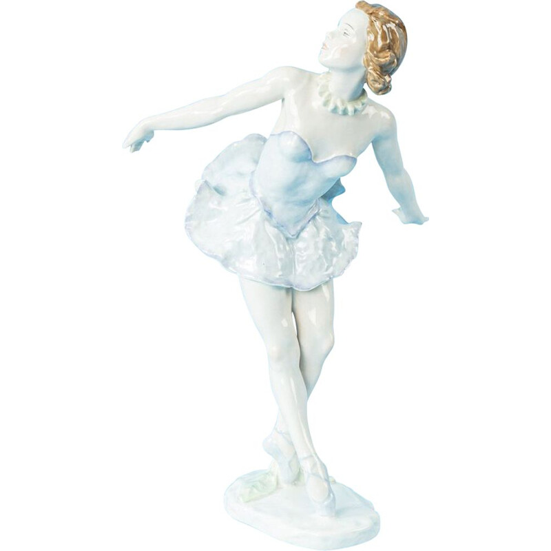 Vintage figure in porcelain Dancer Marianne Simon Rosenthal Germany 1941
