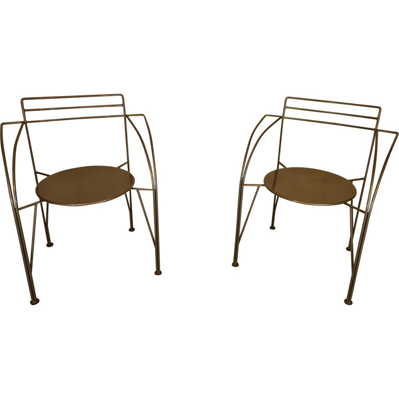 Pair of vintage chair by Pascal Mourgue 1985