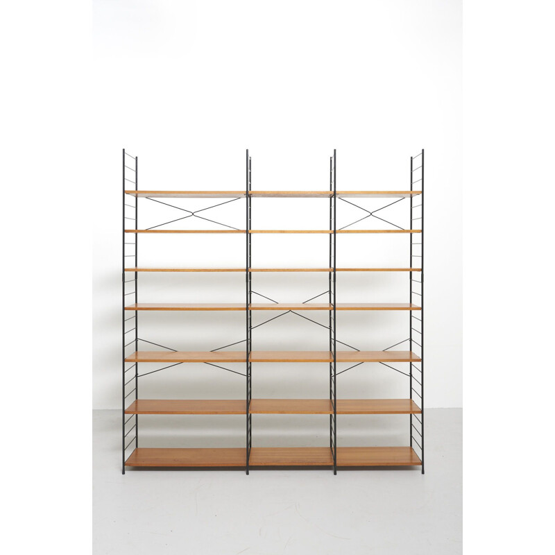 Vintage Freestanding Shelving System in Teak by WHB, Germany 1960s
