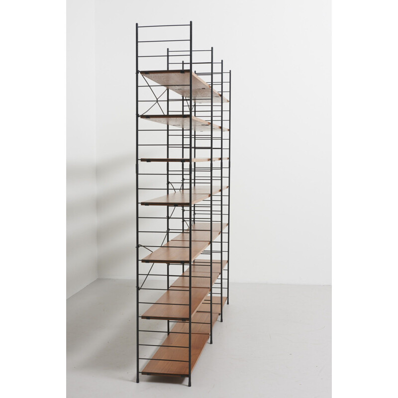 Vintage Freestanding Shelving System in Teak by WHB, Germany 1960s