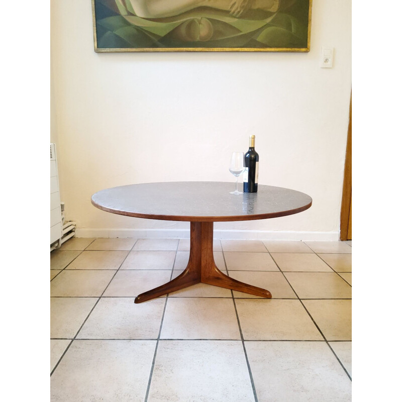 Vintage coffee table Brutalist Scandinavian