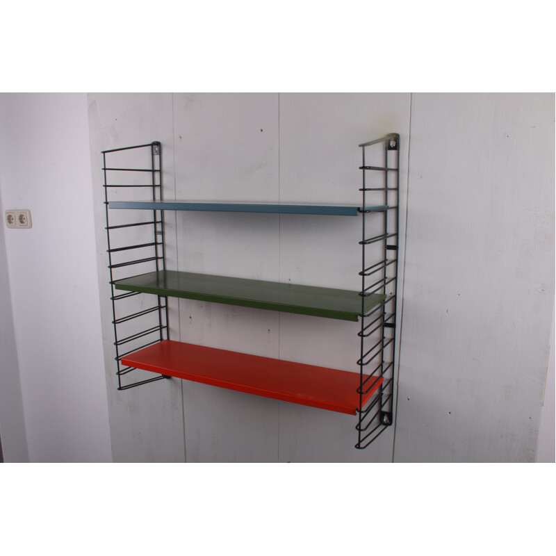 Vintage Tomado Wall Rack red green blue 1960s