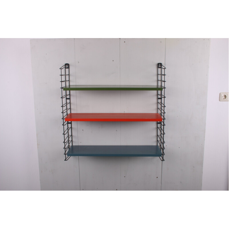 Vintage Tomado Wall Rack red green blue 1960s