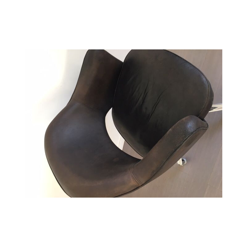 Vintage Knoll Saarinen swivel chair 1960s
