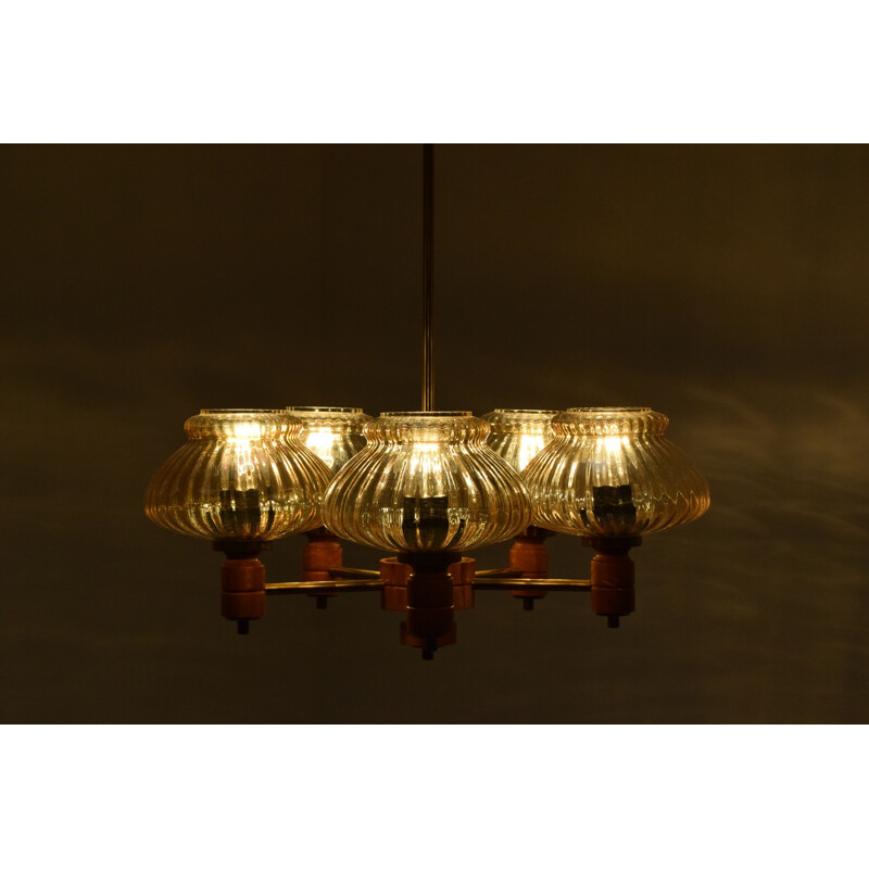 Mid-century Chandelier 1970s