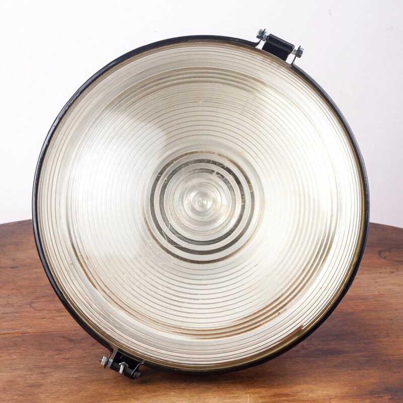 Vintage Polish Industrial Pendant Lamp from Mesko 1970s