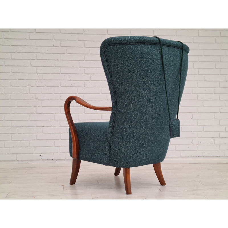 vintage armchair by Alfred Christensen Danish 1960s