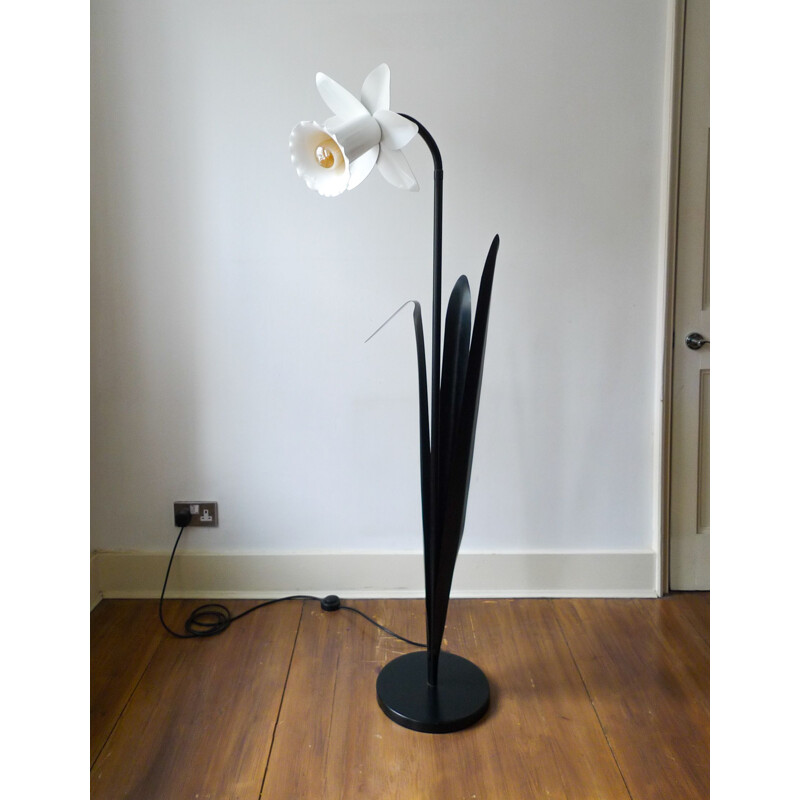 Vintage Flower Floor Lamp by Mike Bliss 1980s