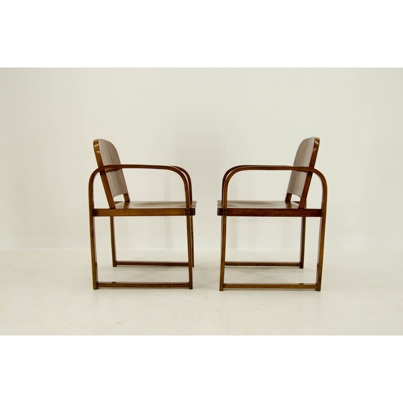 Pair of vintage Tatra Armchairs 1930s