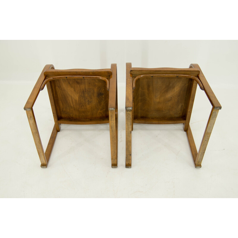 Pair of vintage Tatra Armchairs 1930s