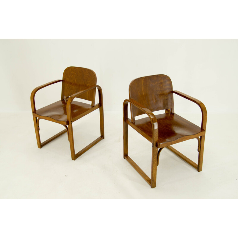 Pair of vintage Tatra Armchairs 1930s