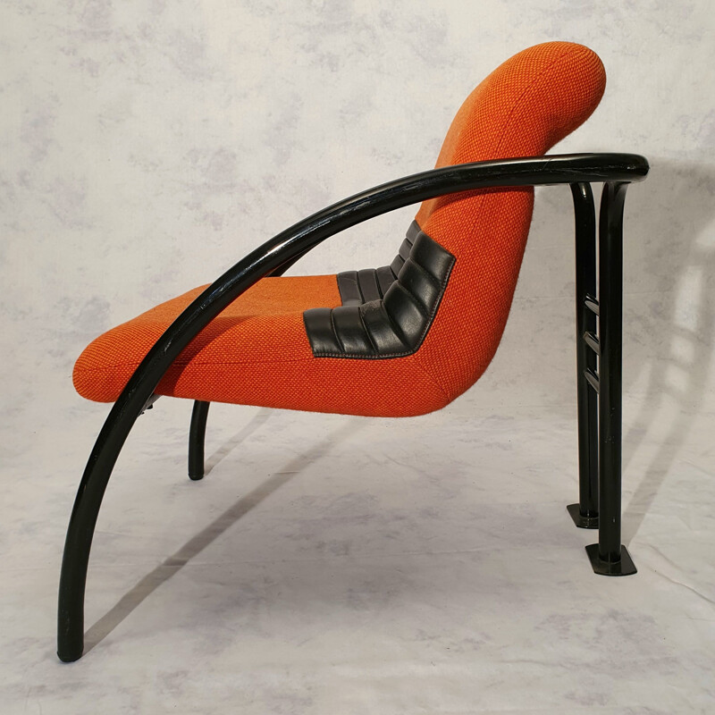 Fauteuil vintage Airborne Métal 1980