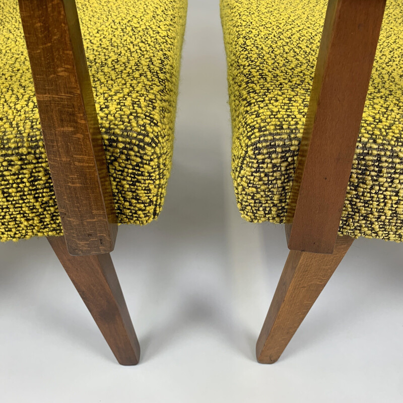 Pair of vintage Armchairs Czechoslovakia 1960s