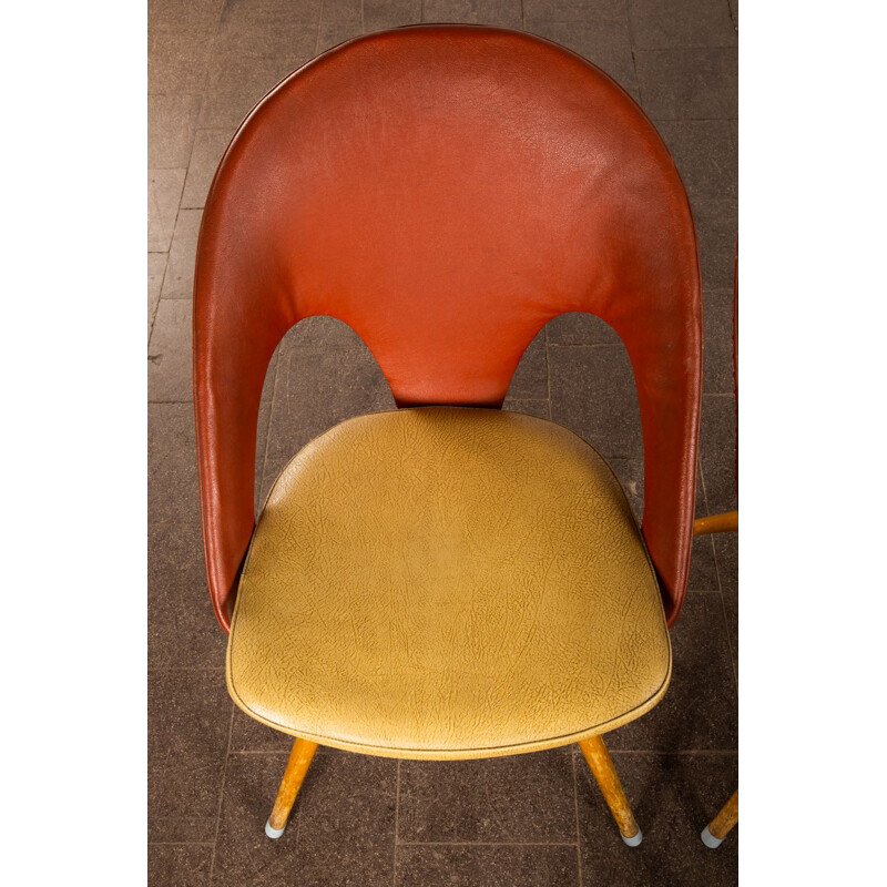 Ein Paar Vintage-Stühle von Eddie Harlis für Thonet 1950