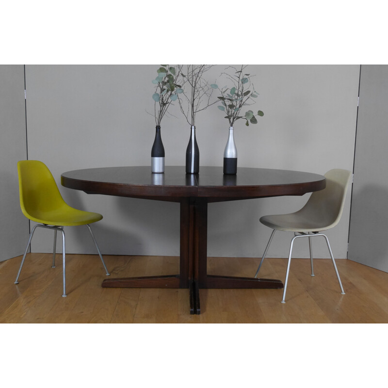 Vintage oval extensible table, Scandinavia