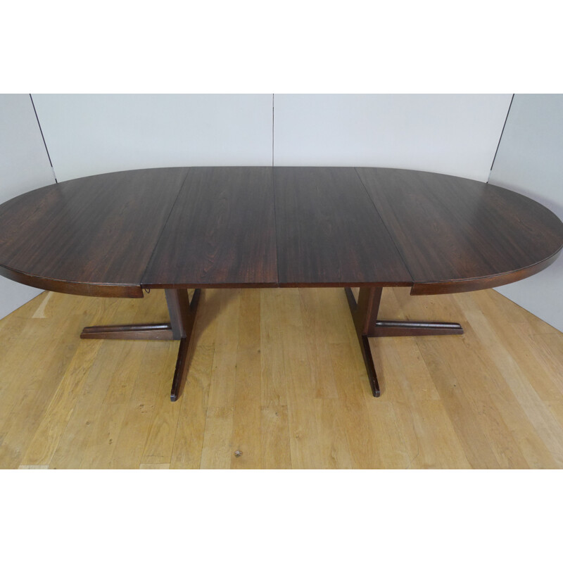 Table vintage ovale extensible, Scandinavie
