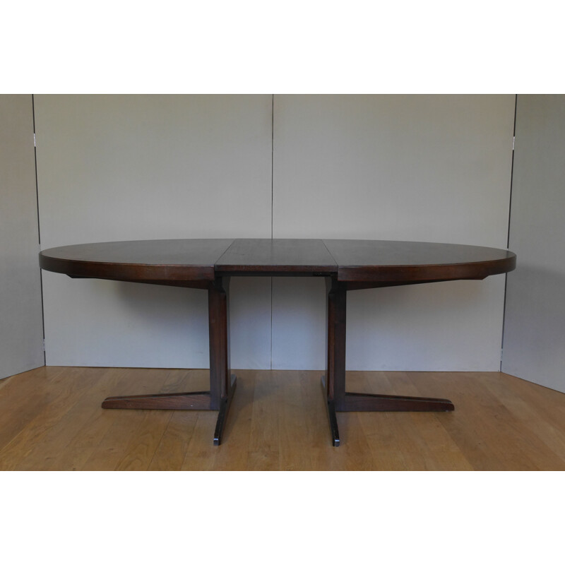 Vintage oval extensible table, Scandinavia