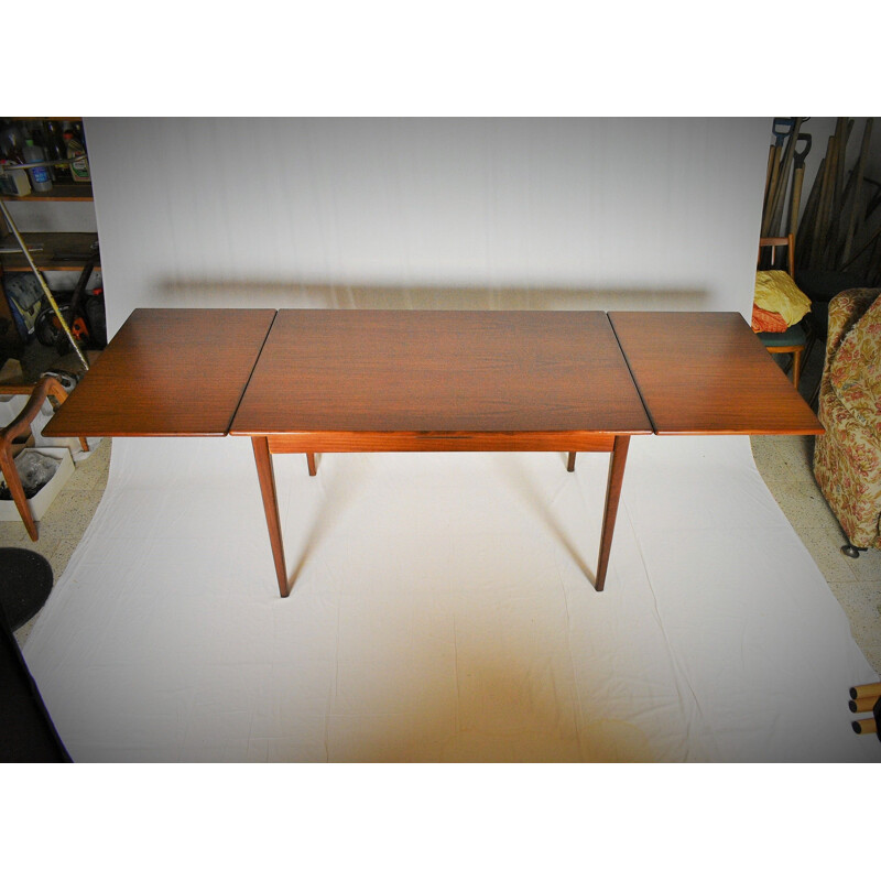 Vintage teak extensible table by Nils Jonsson, Sweden 1960