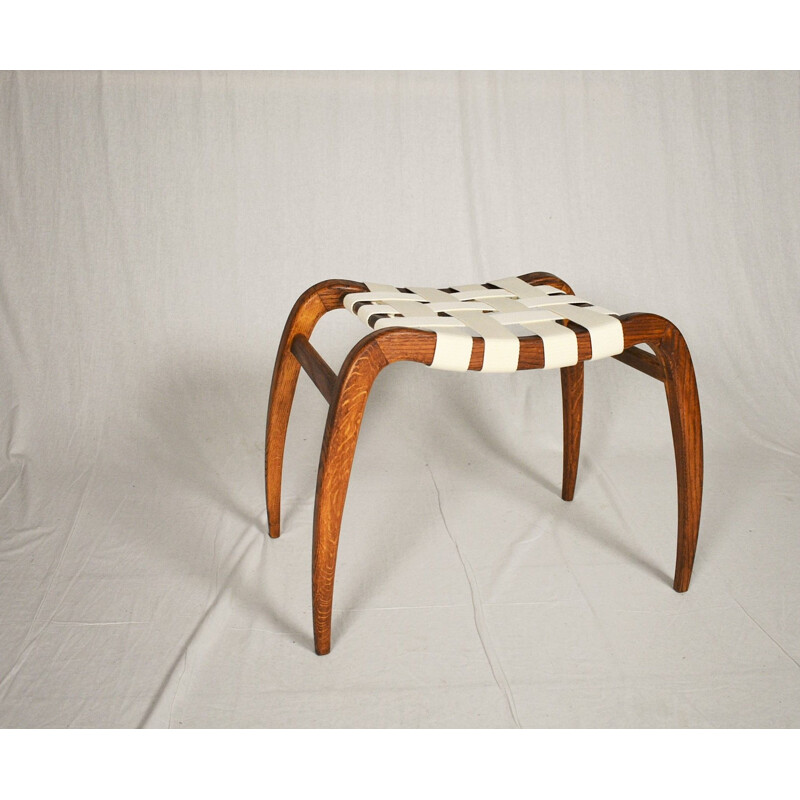 Vintage stool by Jan Vaněk for Krásná Jizba 1946